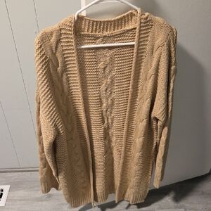 Bundle 2~$30💫Cozy Tan Cable Knit Cardigan